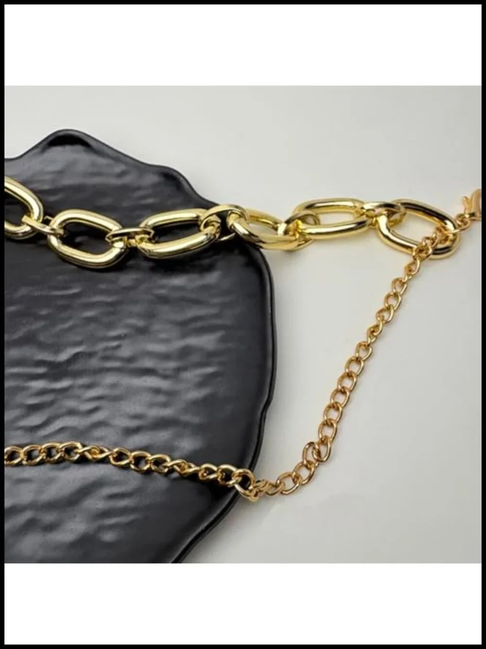 Double-Layer Bag Chain Keychain - Punk Purse & Wallet Accessory Decorative
